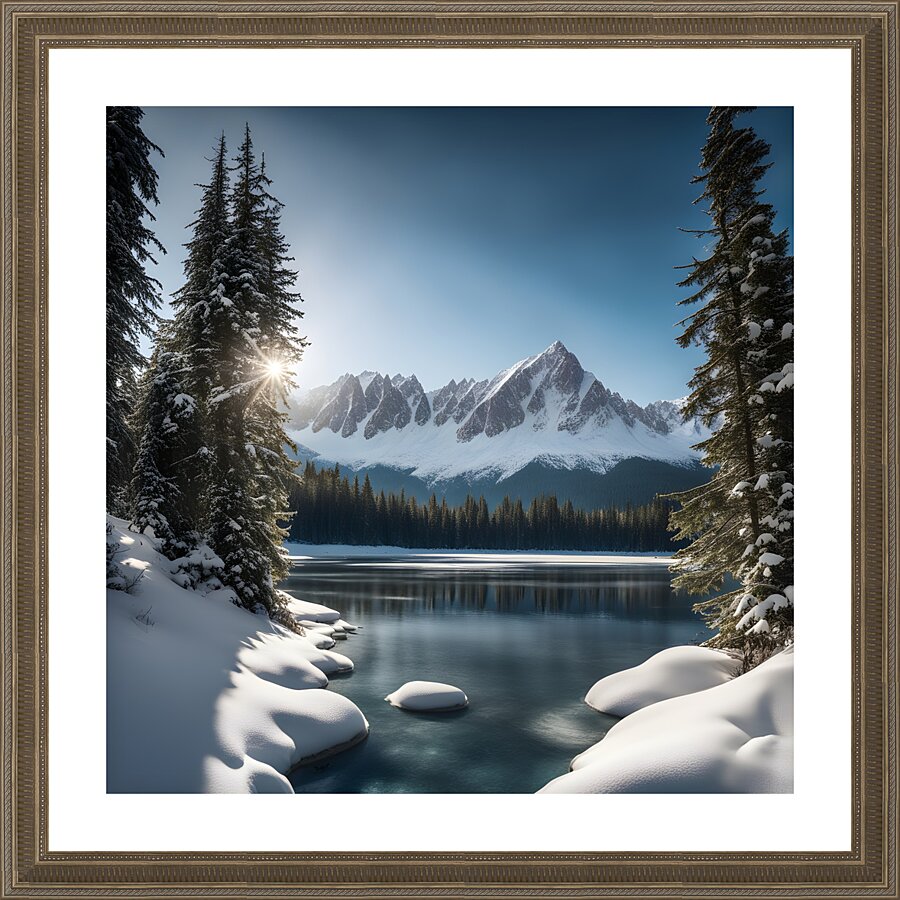 Winter Wonderland & Christmas Celebration 14 Picture Frame print