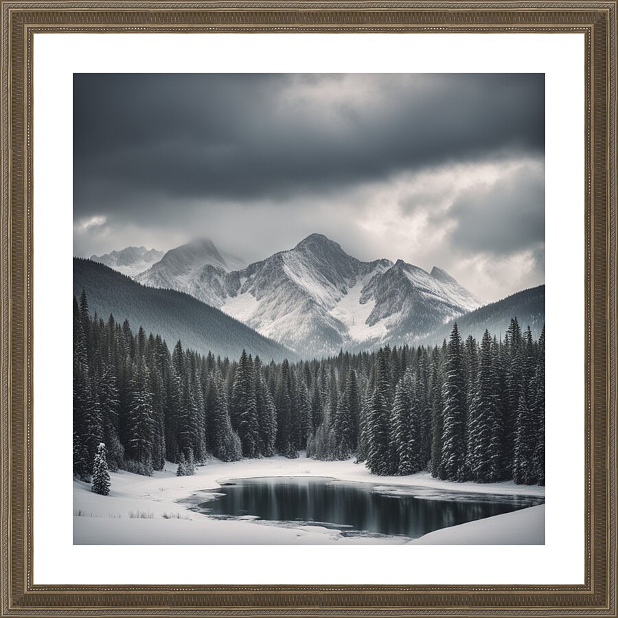 Winter Wonderland & Christmas Celebration 15 Picture Frame print