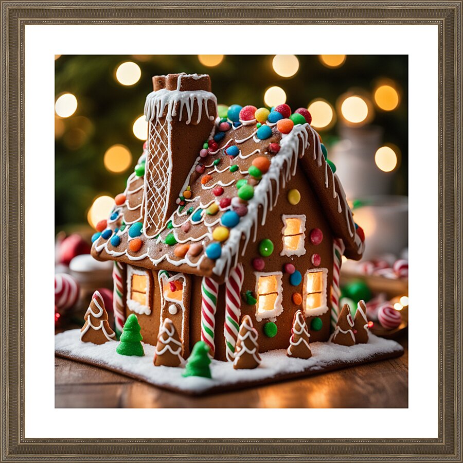 Winter Wonderland & Christmas Celebration 16 Picture Frame print