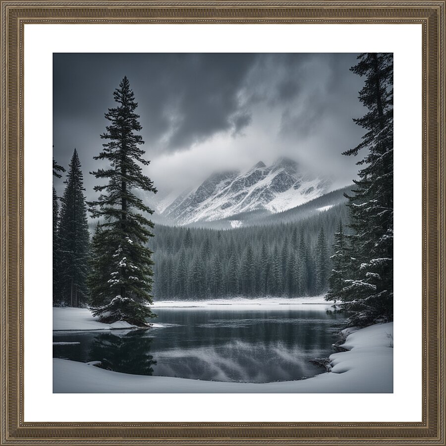 Winter Wonderland & Christmas Celebration 18 Picture Frame print