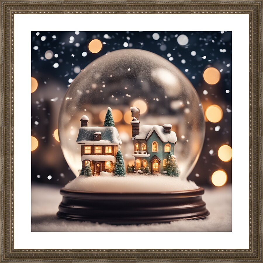 Winter Wonderland & Christmas Celebration 19 Picture Frame print