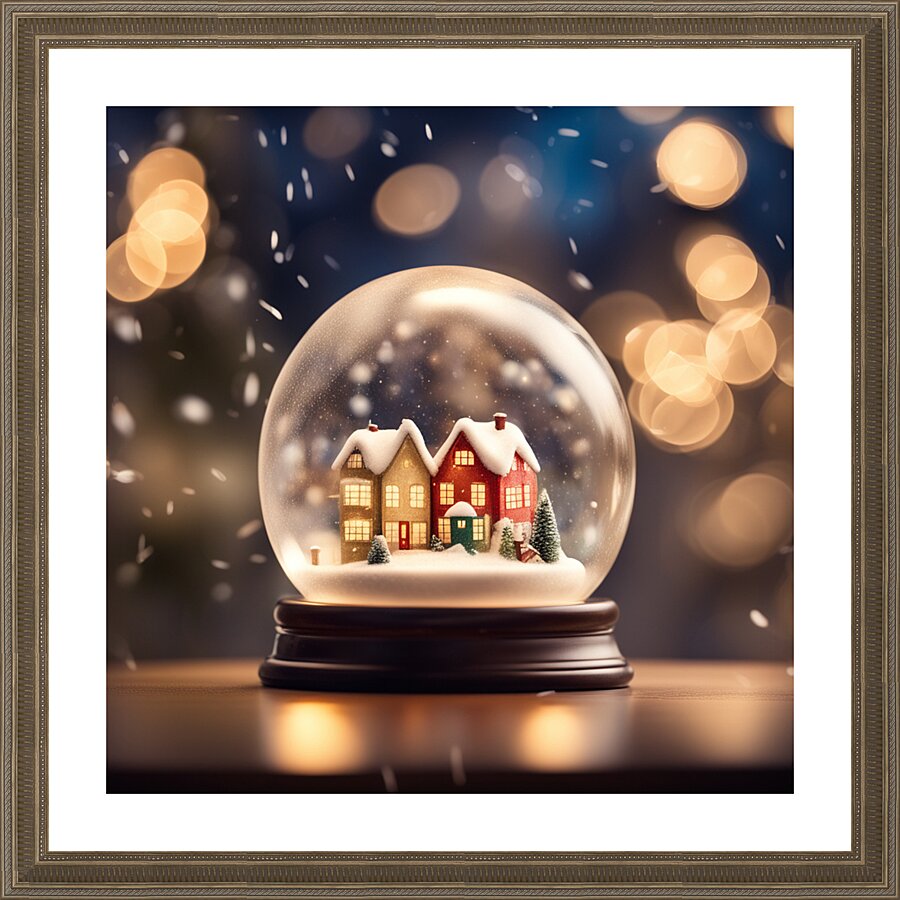 Winter Wonderland & Christmas Celebration 23 Picture Frame print