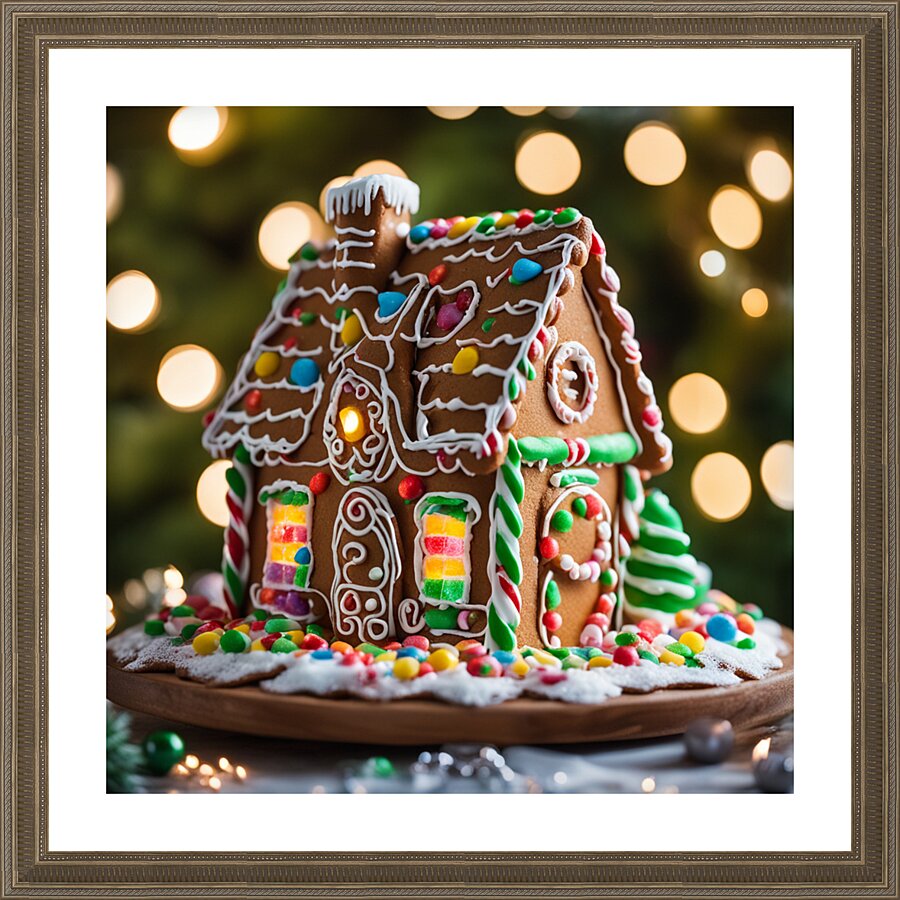 Winter Wonderland & Christmas Celebration 24 Picture Frame print