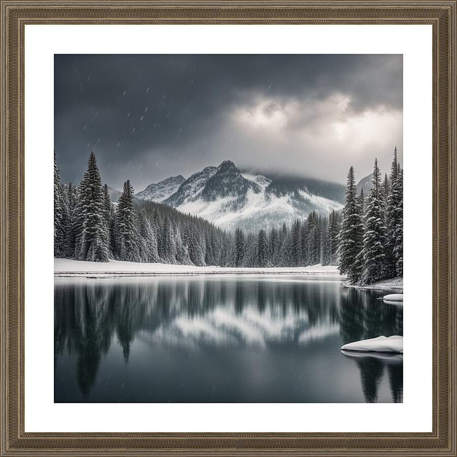 Winter Wonderland & Christmas Celebration 25 Picture Frame print