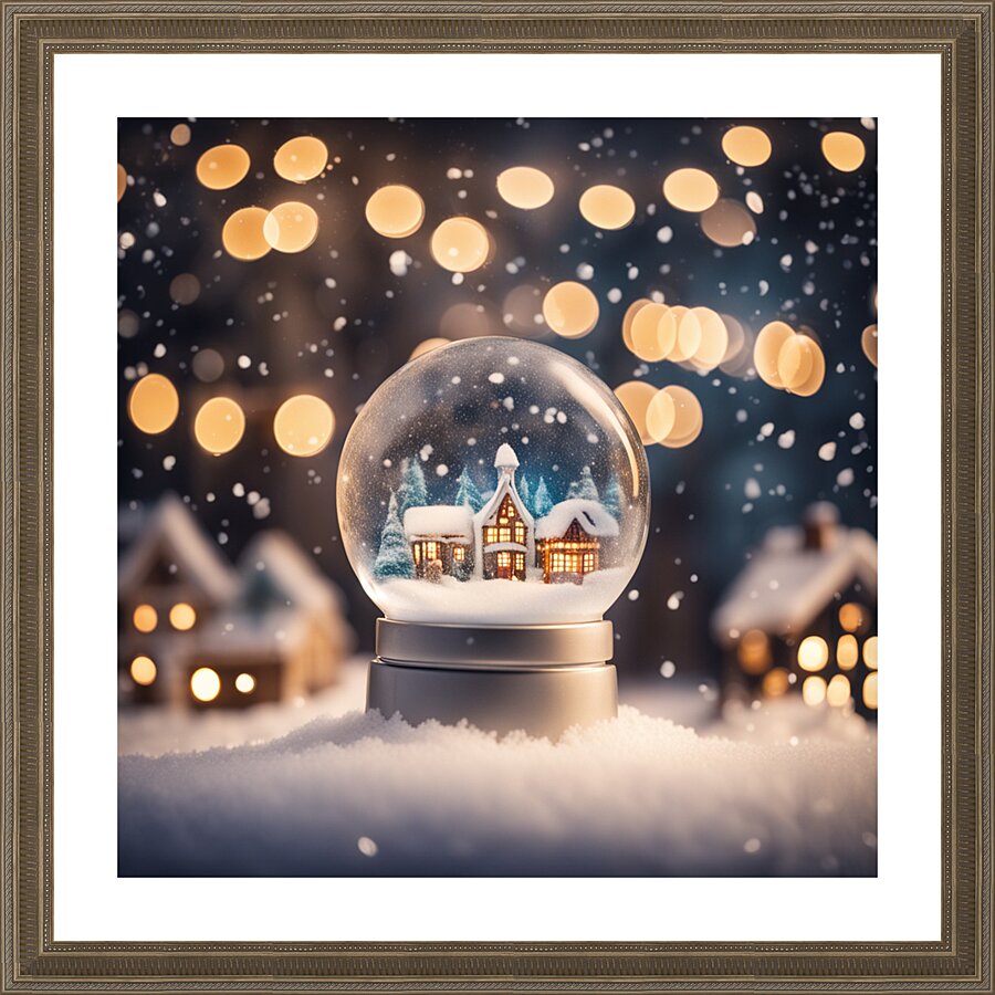 Winter Wonderland & Christmas Celebration 26 Picture Frame print