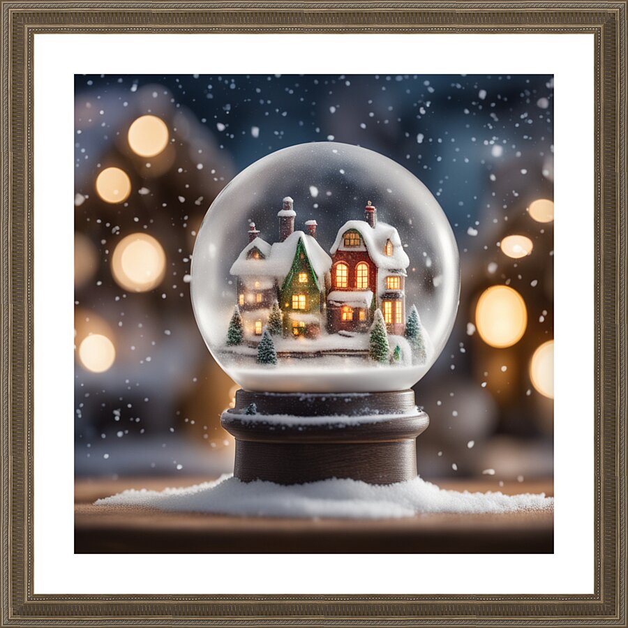 Winter Wonderland & Christmas Celebration 28 Picture Frame print