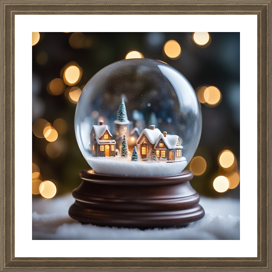 Winter Wonderland & Christmas Celebration 29 Picture Frame print