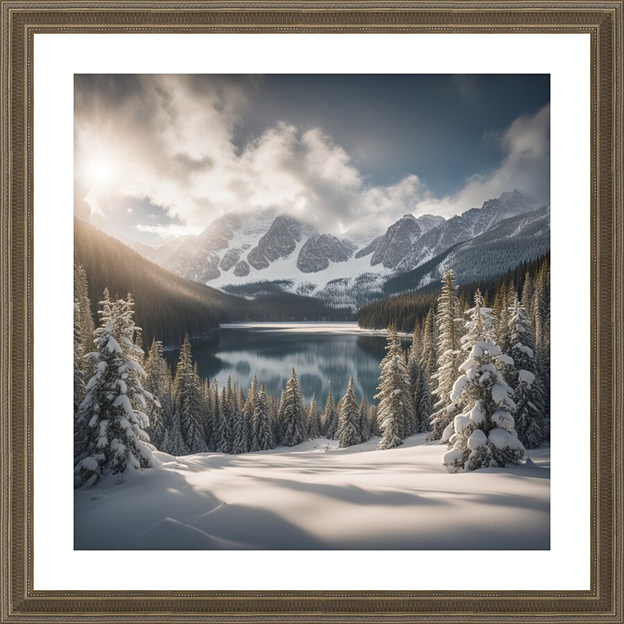 Winter Wonderland & Christmas Celebration 30 Picture Frame print
