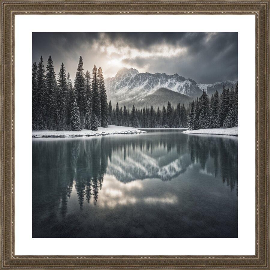 Winter Wonderland & Christmas Celebration 35 Picture Frame print