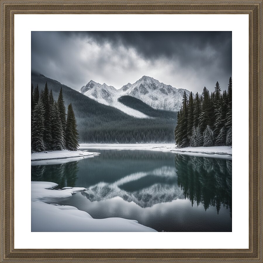 Winter Wonderland & Christmas Celebration 38 Picture Frame print