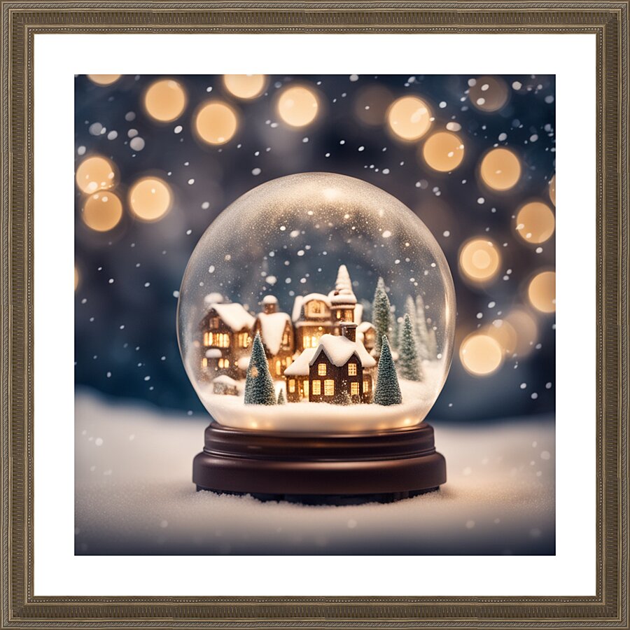 Winter Wonderland & Christmas Celebration 39 Picture Frame print