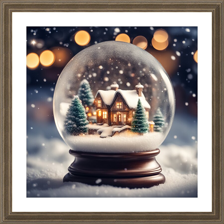 Winter Wonderland & Christmas Celebration 41 Picture Frame print