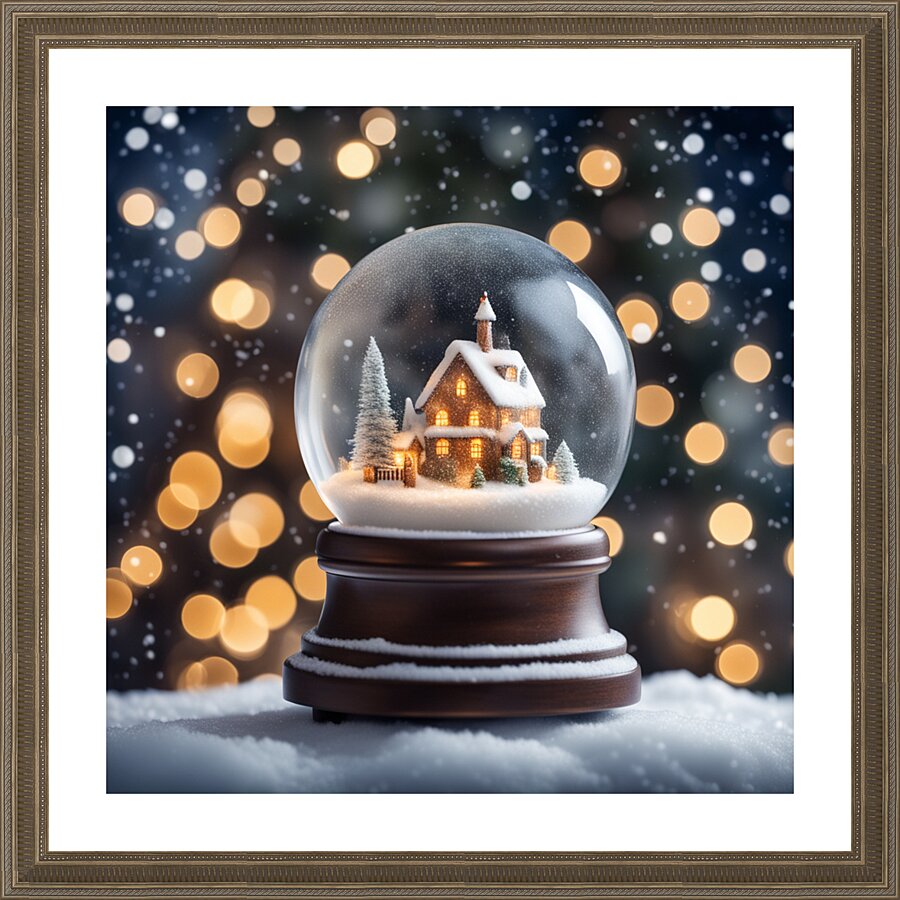Winter Wonderland & Christmas Celebration 45 Picture Frame print