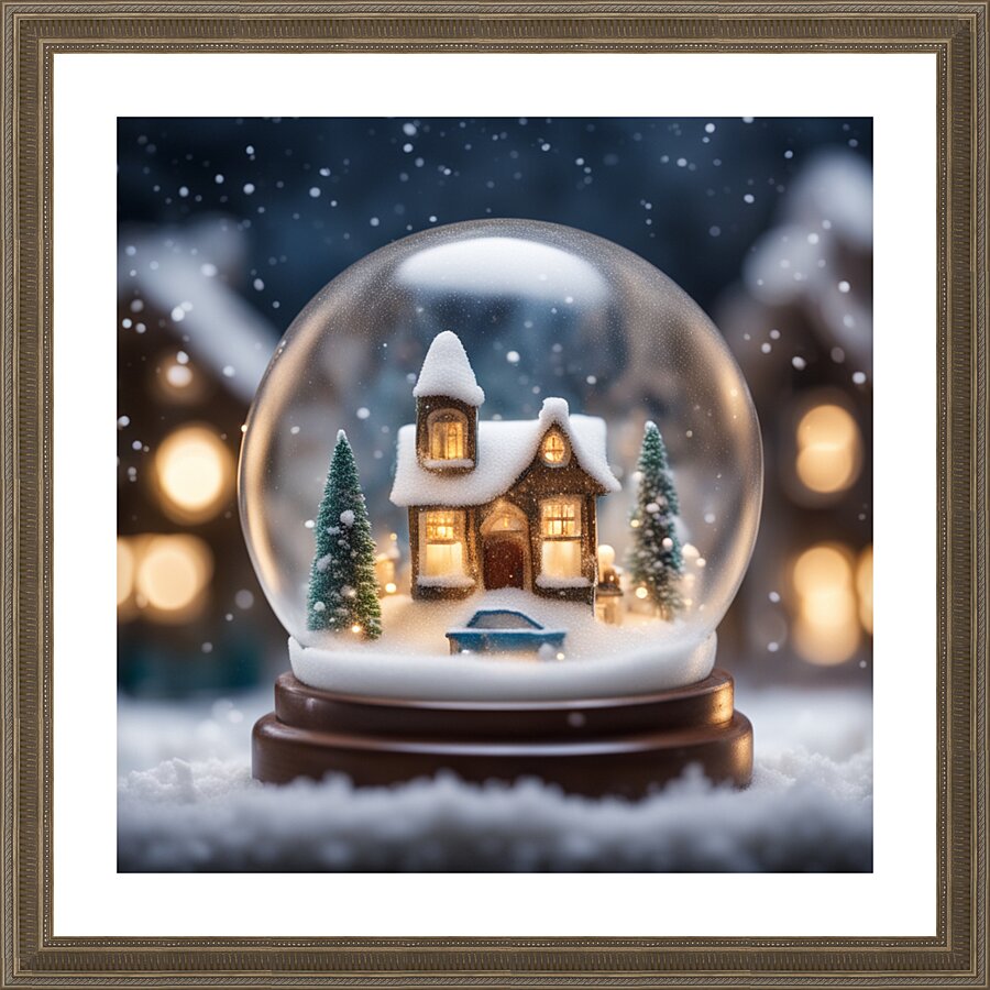 Winter Wonderland & Christmas Celebration 47 Picture Frame print