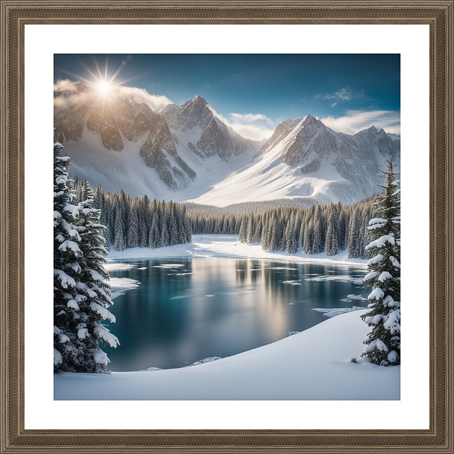 Winter Wonderland & Christmas Celebration 2 Picture Frame print
