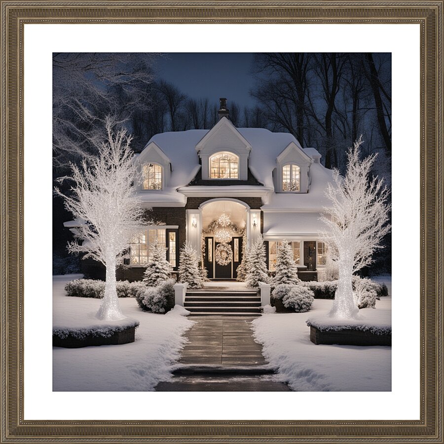 Winter Wonderland & Christmas Celebration 5 Picture Frame print