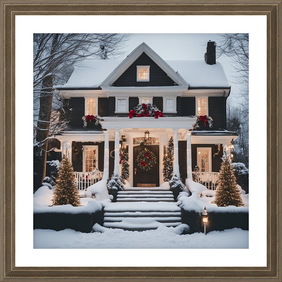 Winter Wonderland & Christmas Celebration 6 Picture Frame print