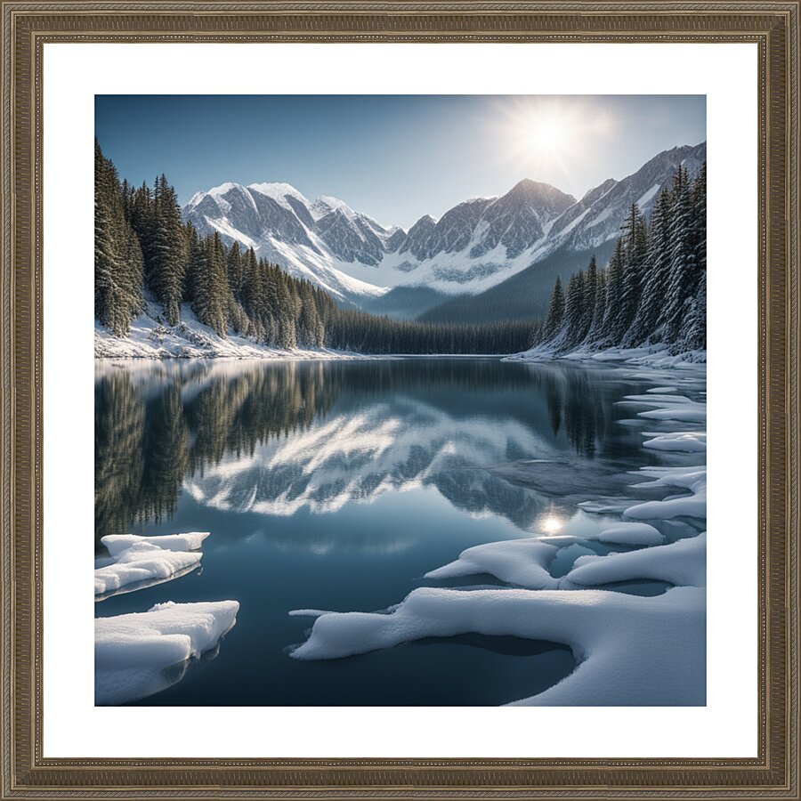 Winter Wonderland & Christmas Celebration 8 Picture Frame print