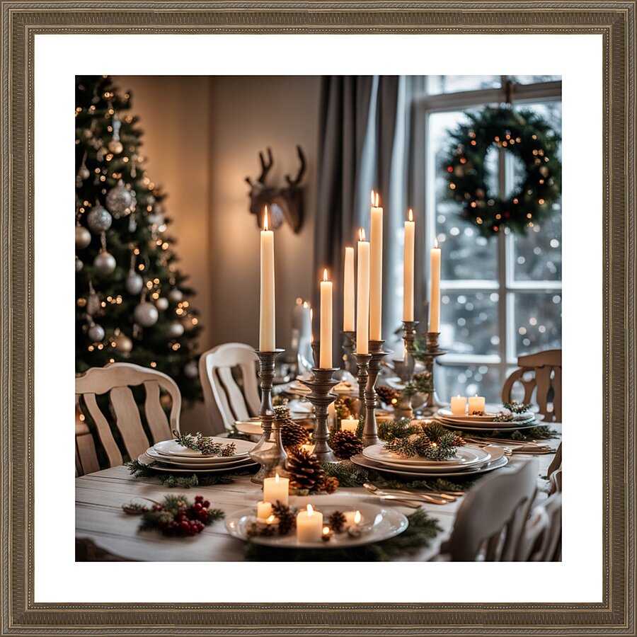 Winter Wonderland & Christmas Celebration 10 Picture Frame print