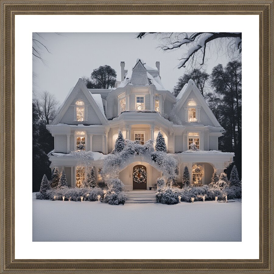 Winter Wonderland & Christmas Celebration 11 Picture Frame print