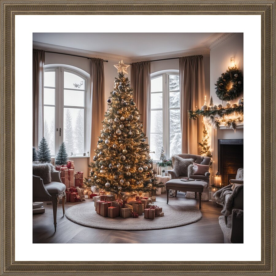 Winter Wonderland & Christmas Celebration 13 Picture Frame print