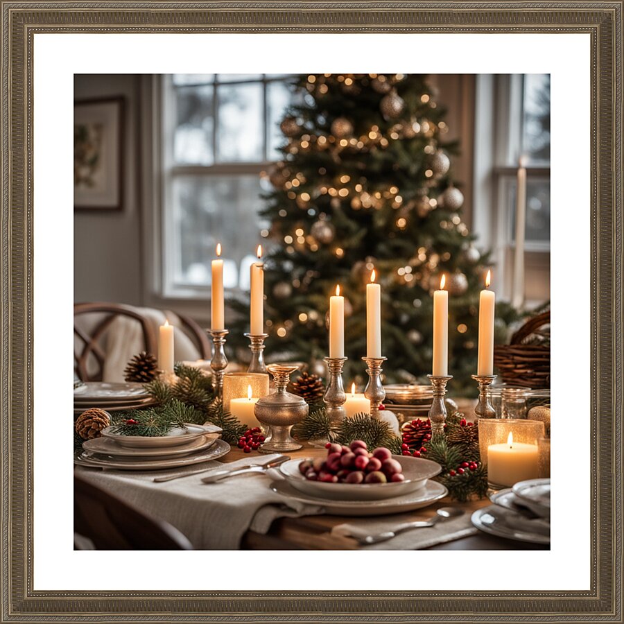 Winter Wonderland & Christmas Celebration 14 Picture Frame print