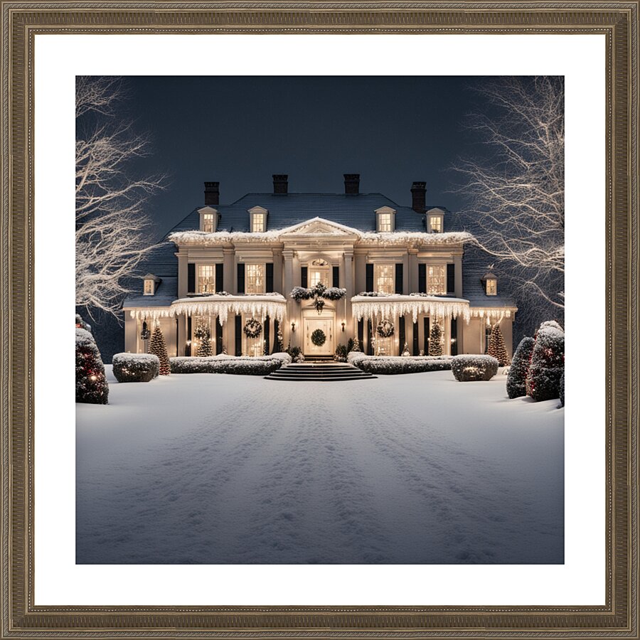 Winter Wonderland & Christmas Celebration 21 Picture Frame print