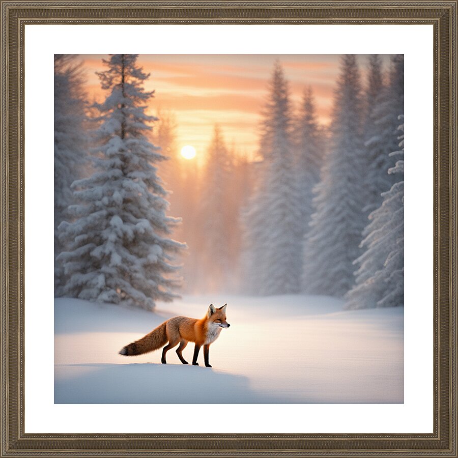 Winter Wonderland & Christmas Celebration 23 Picture Frame print