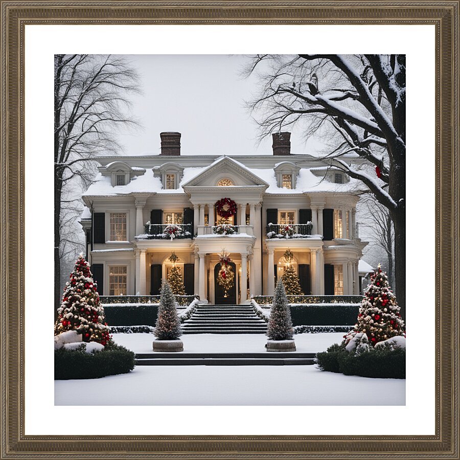 Winter Wonderland & Christmas Celebration 26 Picture Frame print