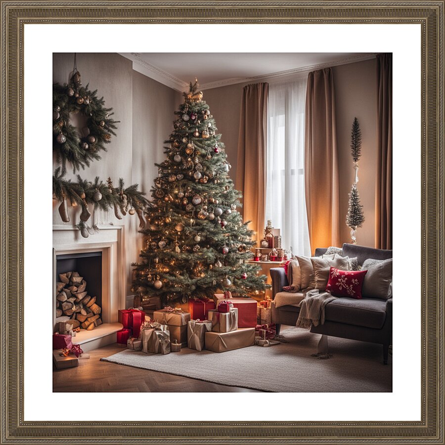 Winter Wonderland & Christmas Celebration 27 Picture Frame print