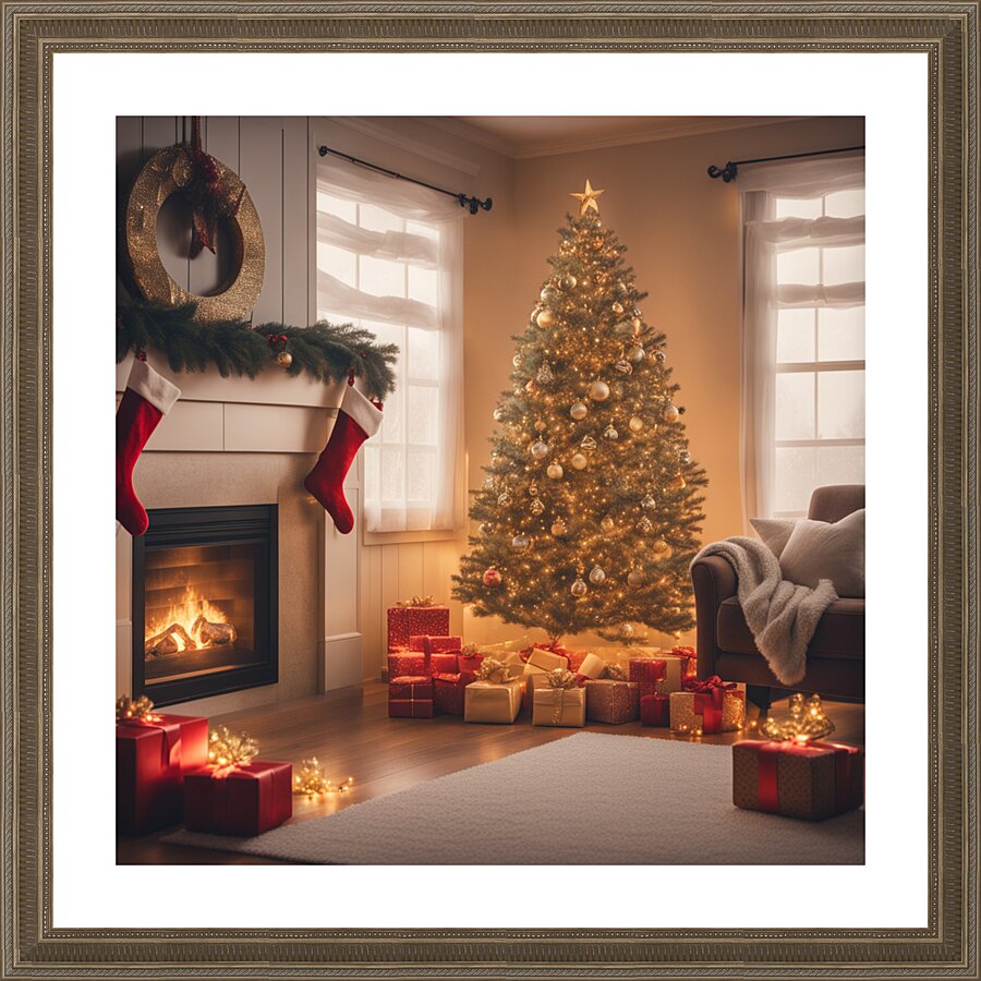 Winter Wonderland & Christmas Celebration 28 Picture Frame print