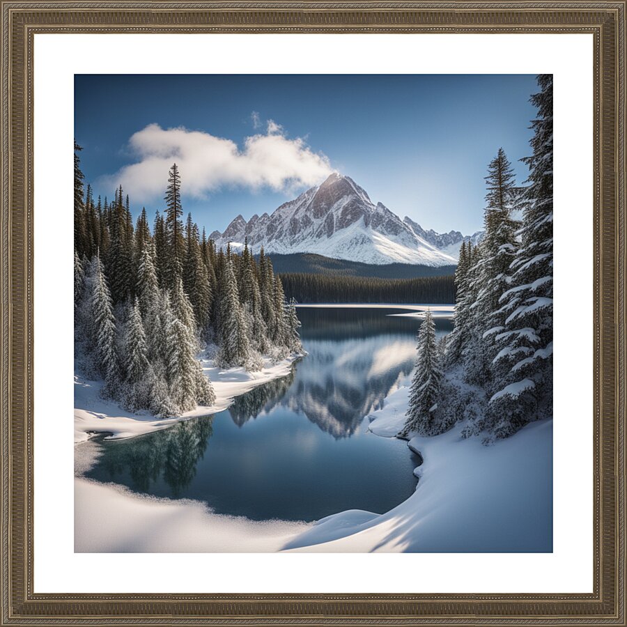 Winter Wonderland & Christmas Celebration 30 Picture Frame print