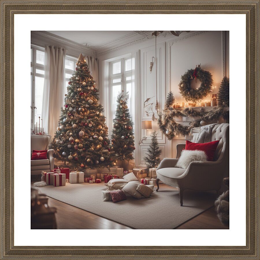 Winter Wonderland & Christmas Celebration 31 Picture Frame print