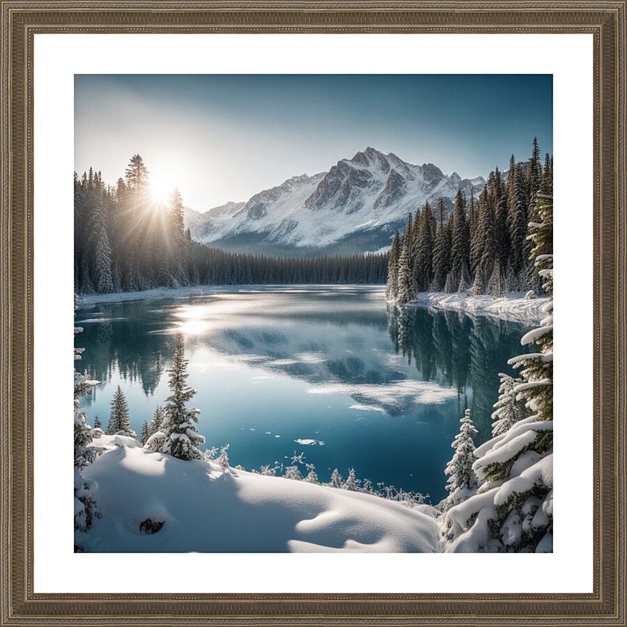 Winter Wonderland & Christmas Celebration 35 Picture Frame print