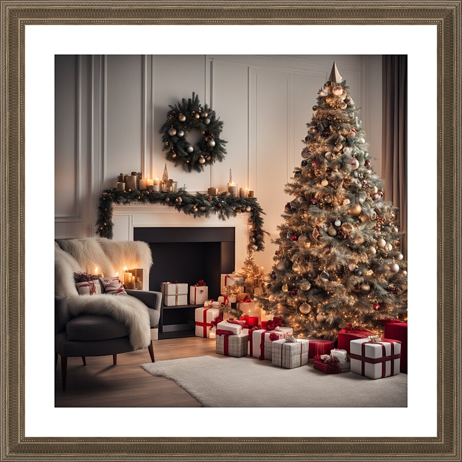 Winter Wonderland & Christmas Celebration 36 Picture Frame print