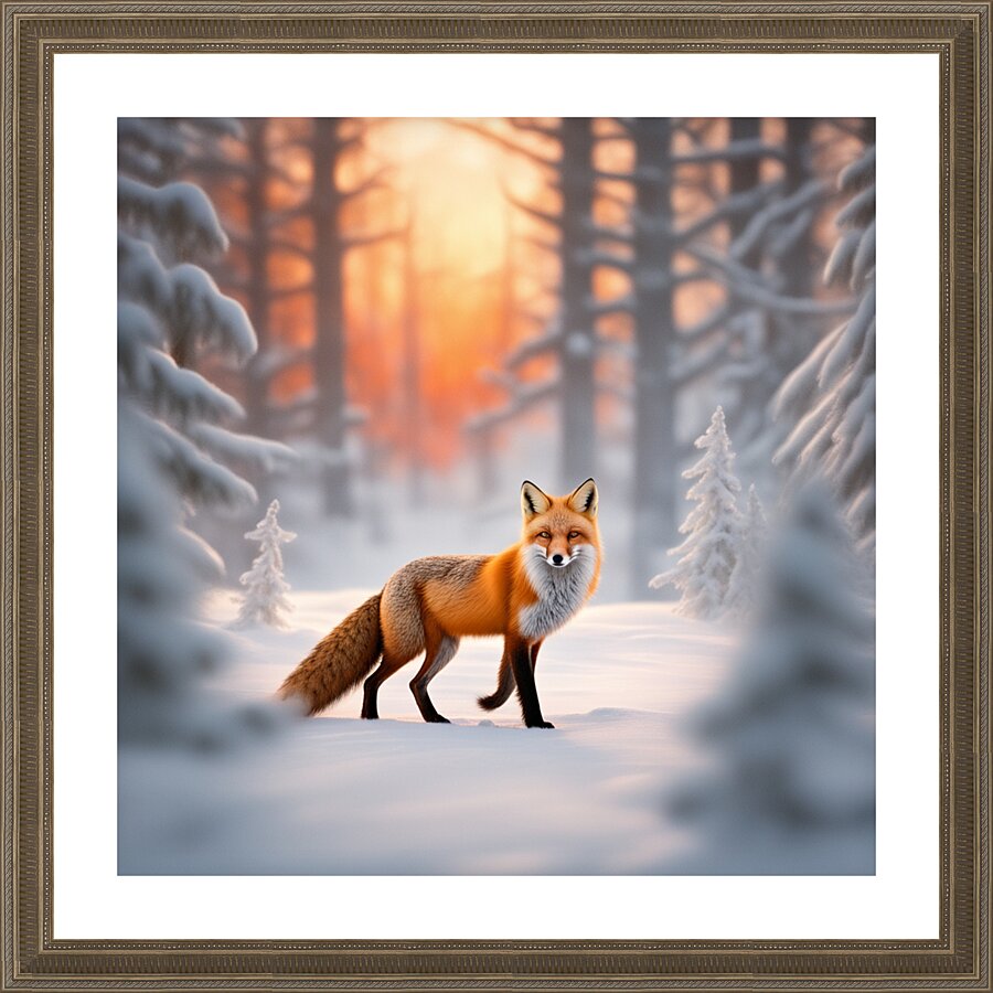 Winter Wonderland & Christmas Celebration 37 Picture Frame print