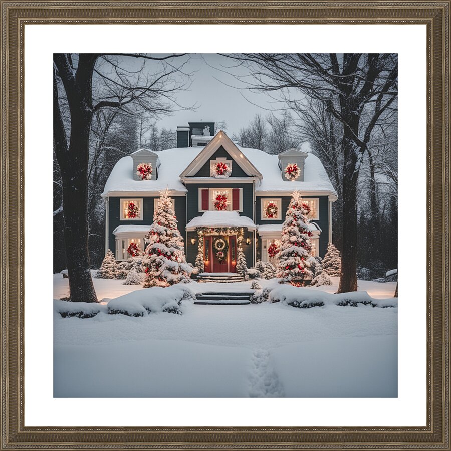 Winter Wonderland & Christmas Celebration 40 Picture Frame print