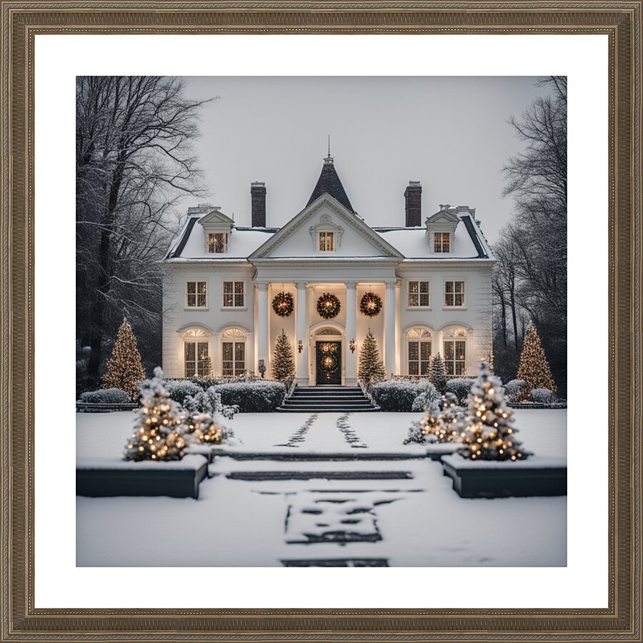 Winter Wonderland & Christmas Celebration 42 Picture Frame print