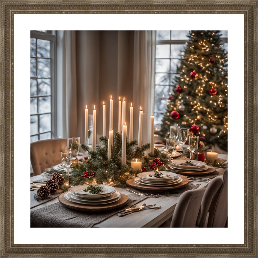 Winter Wonderland & Christmas Celebration 43 Picture Frame print