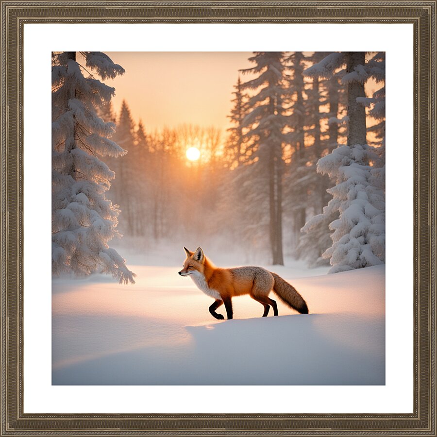 Winter Wonderland & Christmas Celebration 45 Picture Frame print