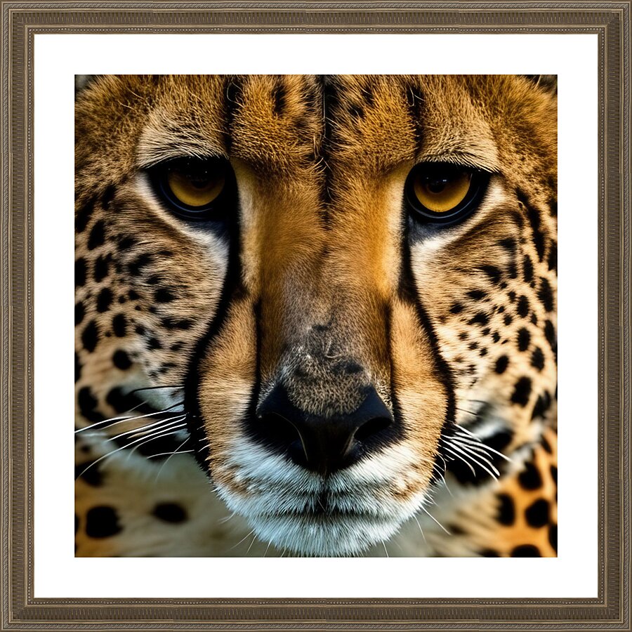 The Approach. Tiger. Picture Frame print