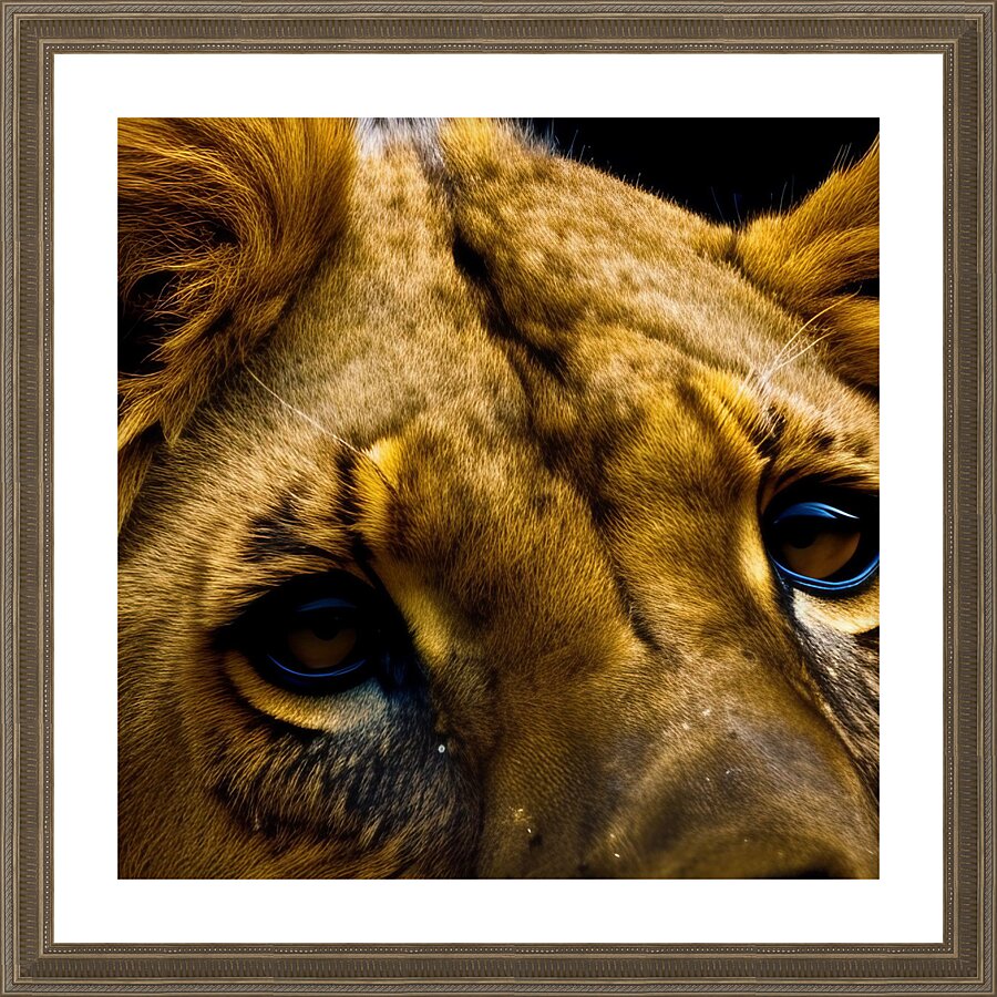 Focused. Eyes. Impression et Cadre photo