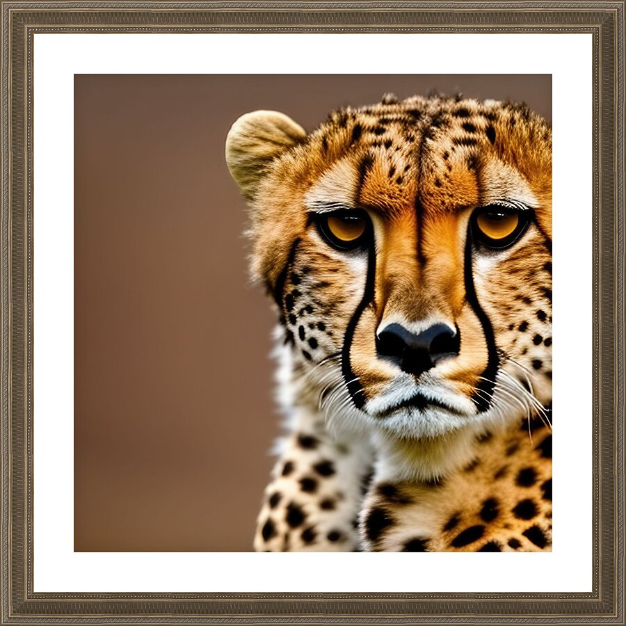 Before the Chase. Cheetah. Picture Frame print