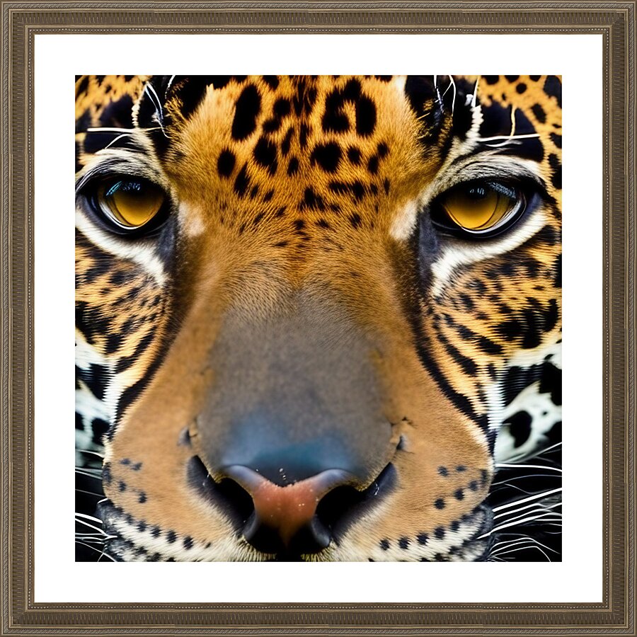 Tiger Eyes  Picture Frame print