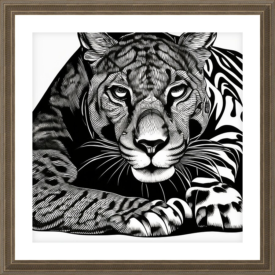 Comfort Zone.  Picture Frame print