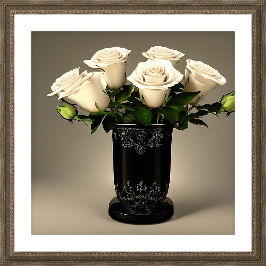 Vase of Respect Picture Frame print