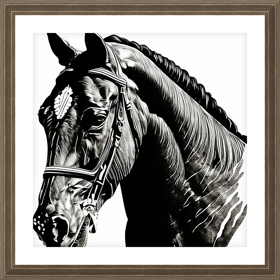 Emilie - Show Horse Impression et Cadre photo