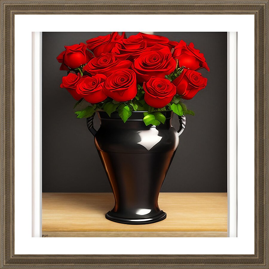 Vase of Love Picture Frame print