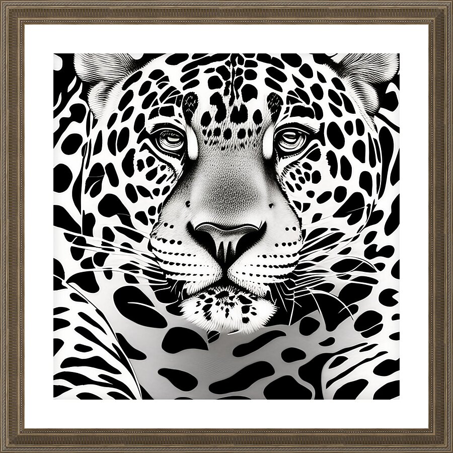 The Stare Picture Frame print