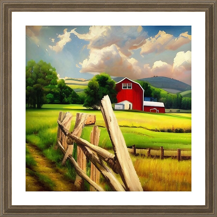 Country Life  Picture Frame print